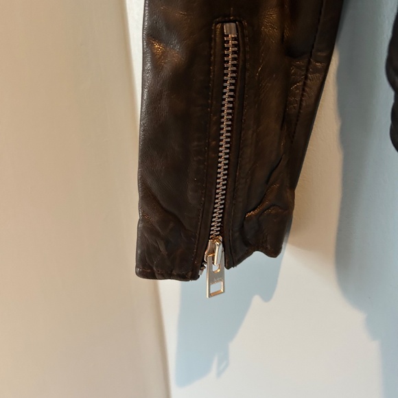 Gorgeous mint condition -All Saints Balfern Leather Jacket - Picture 7 of 16